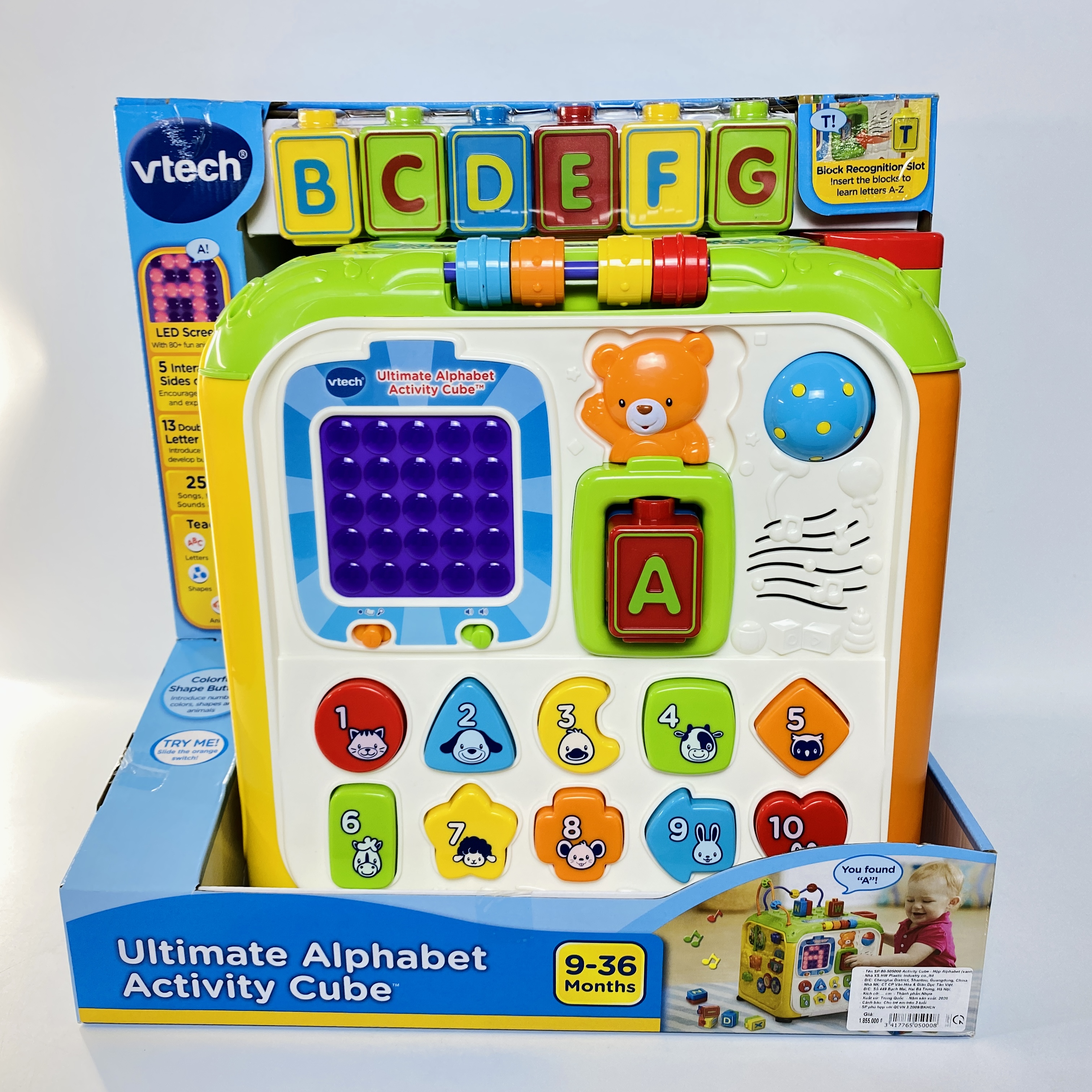 80-505000 Activity Cube - Hộp Alphabet (xanh)