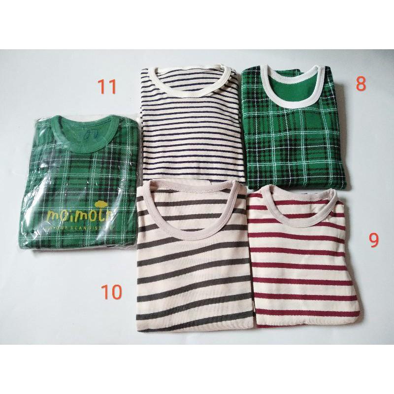 Bộ thun cotton dài tay bé trai & bé gái