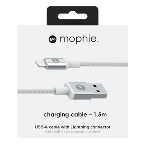 Dây Cáp USB-C to Lightning Chuẩn MFi Cho iPhone Hỗ Trợ Sạc Nhanh Power Delivery Mophie 1.8m - Hàng Chính Hãng