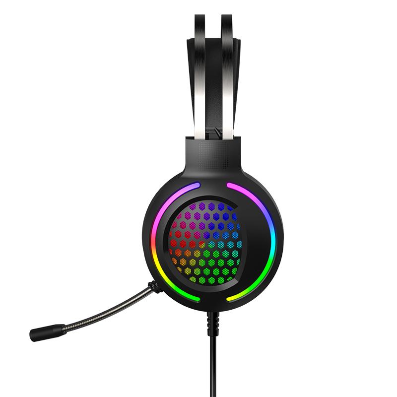 Tai Nghe Game Thủ 7.1 Âm Thanh Vòm Đèn RGB Tai Nghe Cho Ps4/Xbox One /Nintendo Switch/Laptop/Máy Tính/Máy Tính Điện Thoại Thông Minh