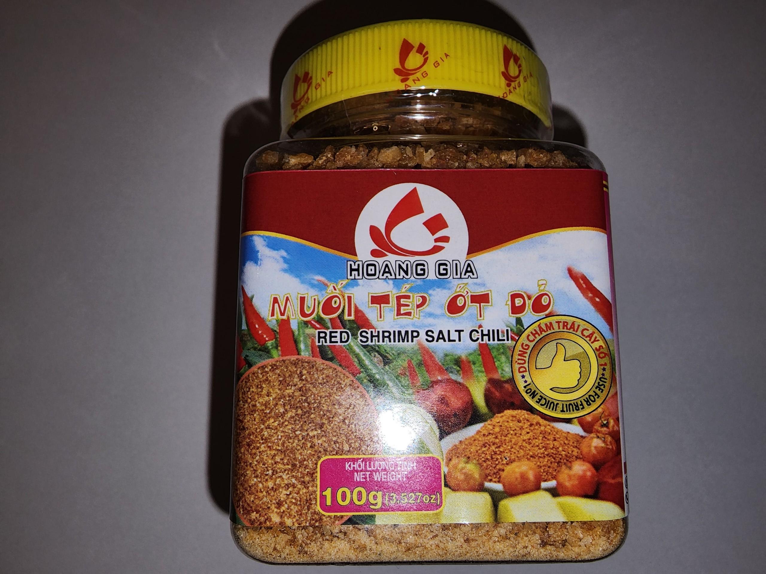 Đặc Sản Bình Thuận - Muối tép ớt đỏ - 100g- Ocop 3 Sao