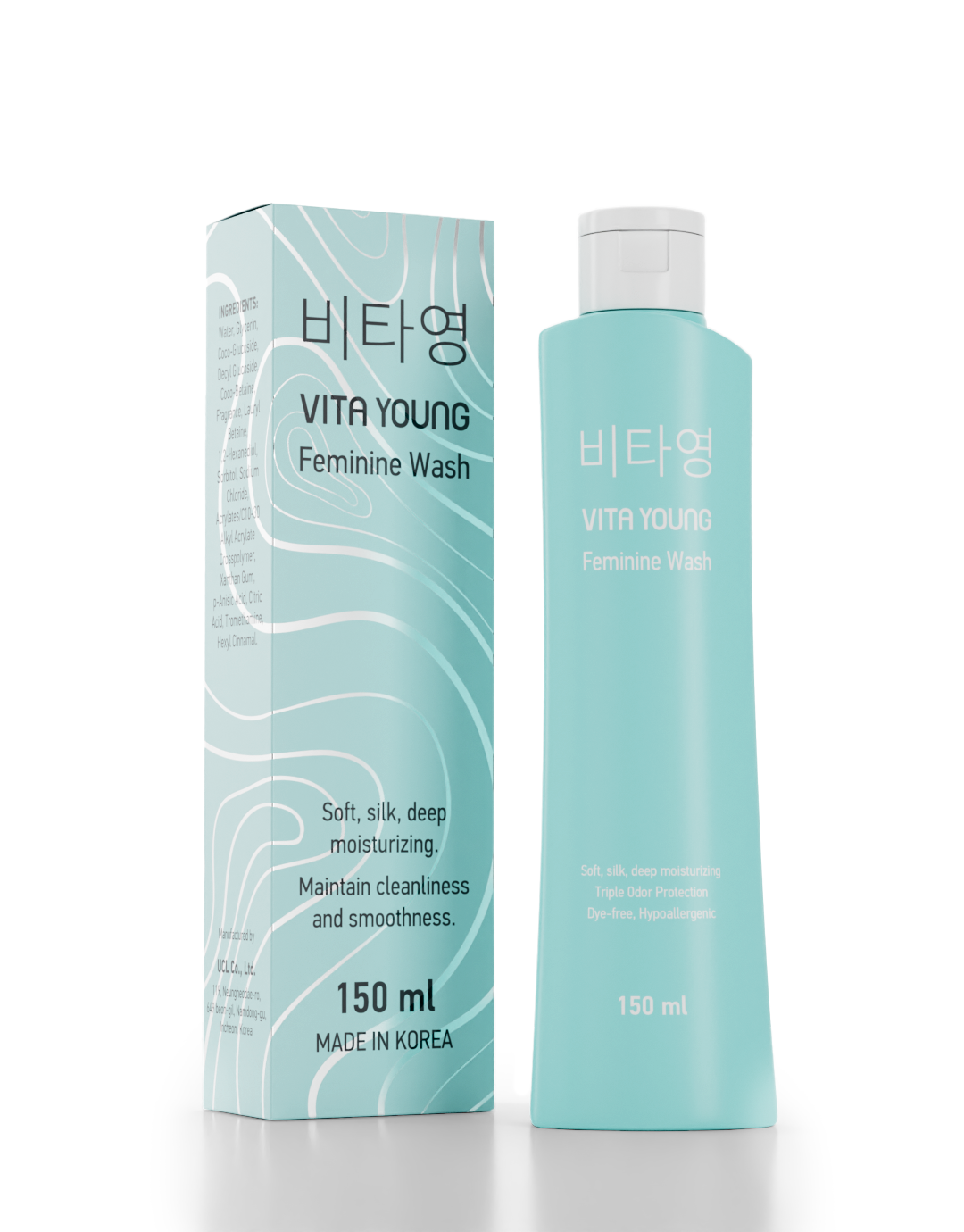 Dung dịch vệ sinh phái nữ giúp ngăn mùi, dưỡng ẩm, sạch mịn màng Feminine Wash - Vita Young