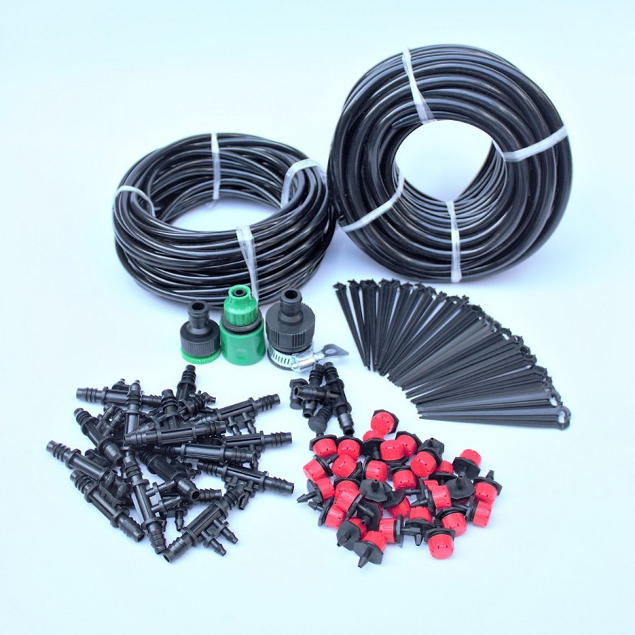 Bộ Kit 32 Đầu tưới 8 tia đầy đủ dây, phụ kiện
