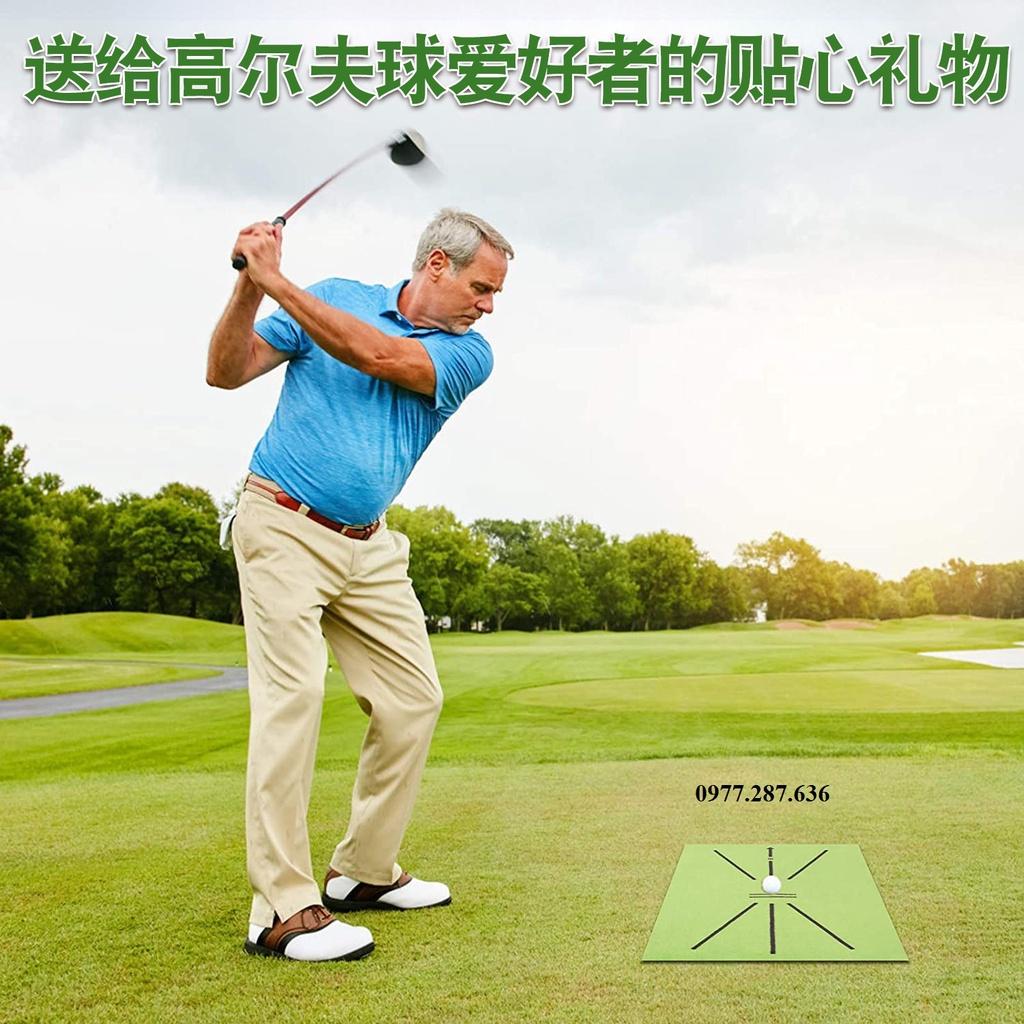 Thảm Tập Swing golf Batting Mat PGM Tại Nhà Ngoài Trời Di Động Mini Có Vạch Định Hướng Phát Bóng TT008 - Hàng Chính Hãng