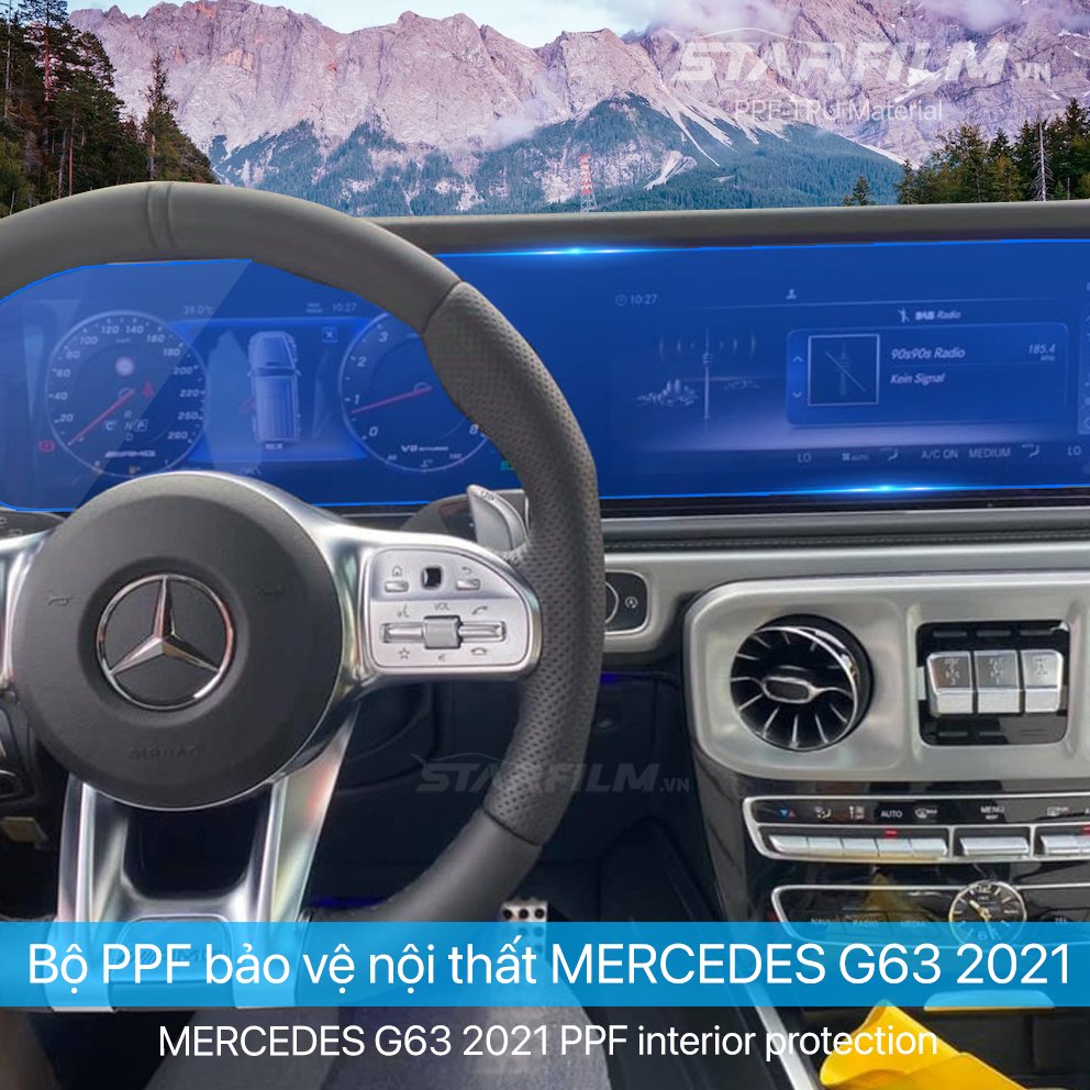 Mercedes Benz G63 2021 ~ 2022 PPF TPU nội thất chống xước tự hồi phục