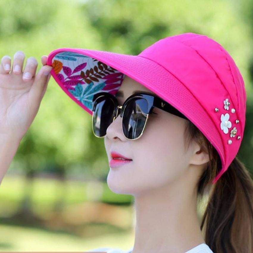 Mũ Đi Nắng Thêu Hoa Phong Cách Hiện Đại 206422
