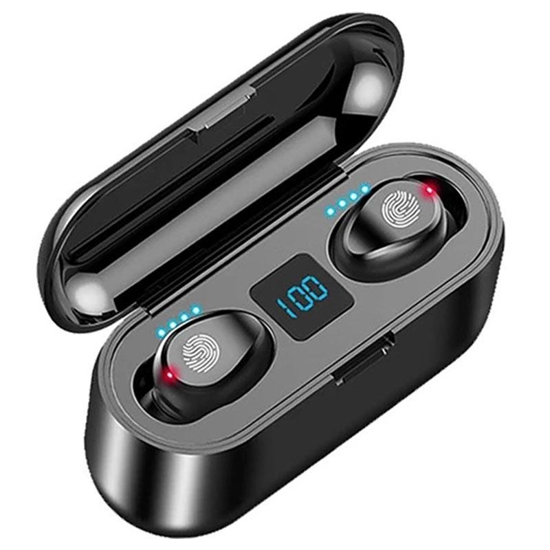 Original ROYALMIC F9 TWS Earphone Wireless Earbuds Bluetooth 5.0 Headset Touch Control LED Display Waterproof 2000mAh Charger Box - Hàng Chính Hãng