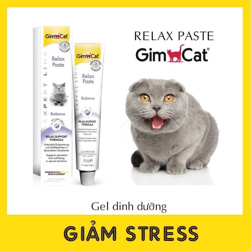 Gel Hỗ Trợ Giảm Căng Thẳng Cho Mèo Gimcat – Gimcat Relax Paste 50g