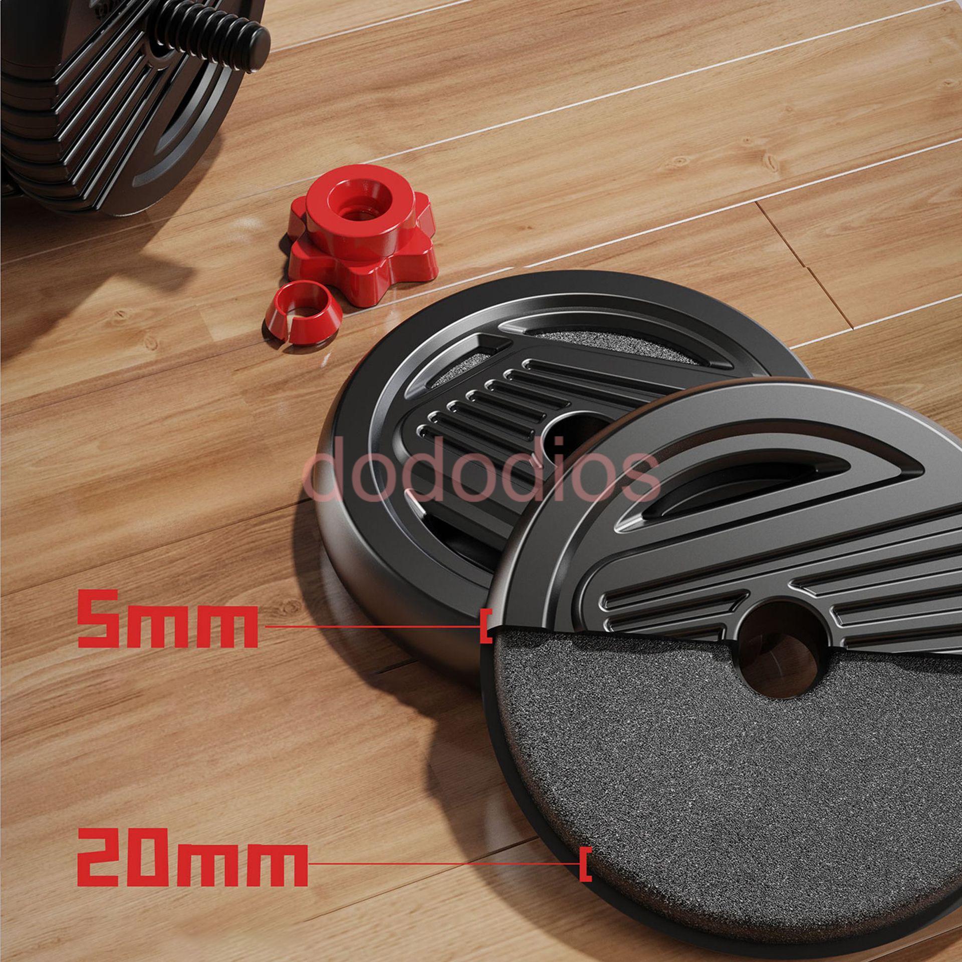 Tạ tay điều chỉnh dododios Bộ tạ miếng kết hợp đòn đẩy 4 trong 1, 10kg 20kg tập gym tại nhà có thể trọng lượng