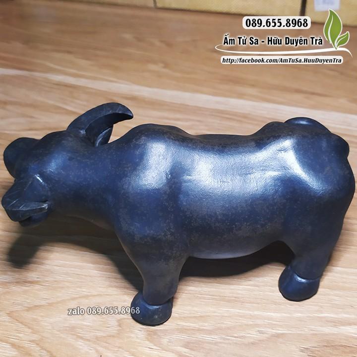 Đạo cụ trà đạo bằng tử sa - trâu tài lộc - pha trà, trà đạo - chuyên trà ô long, trà thái nguyên