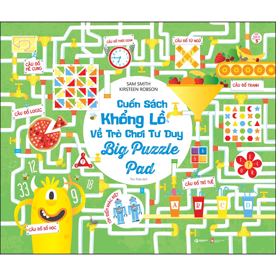 Cuốn Sách Khổng Lồ Về Trò Chơi Tư Duy - Big Puzzle Pad