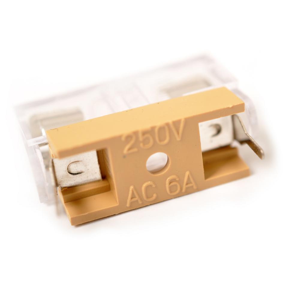 2x10 Pieces Panel Mount PCB Fuse Holder with Cover for 5x20mm Fuse 250V 6A
