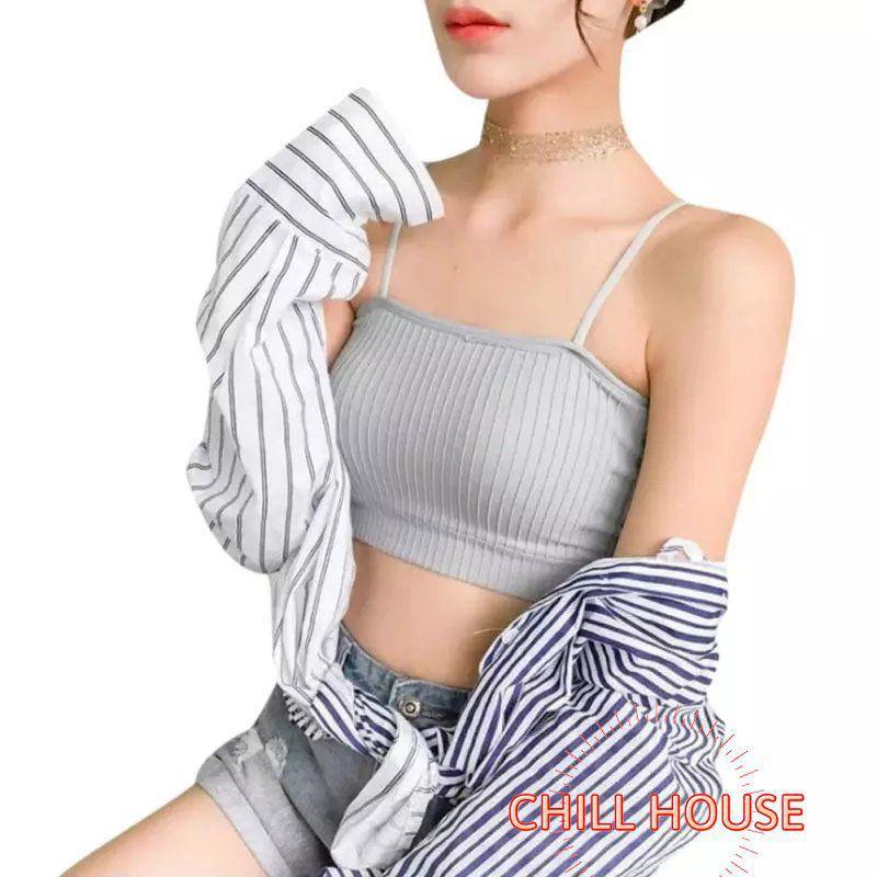 CỰC HOT-Áo Bra 2 dây Thun Tăm mã 809 - CHILLHOUSE