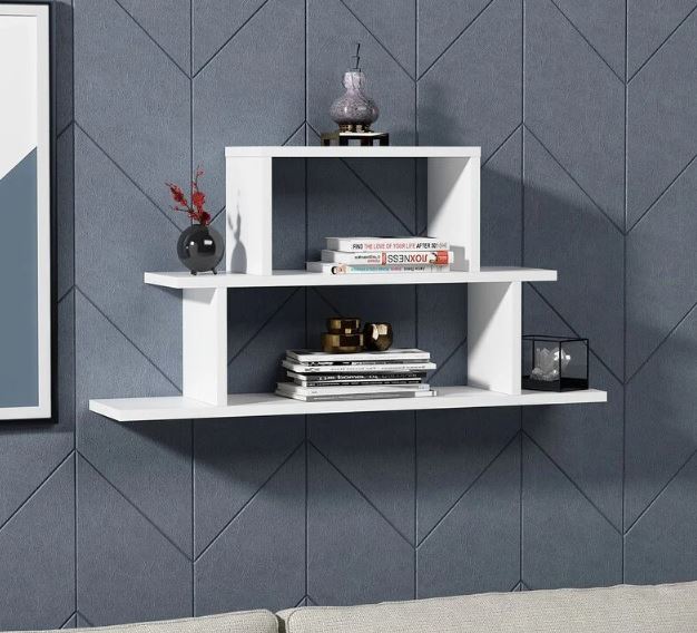 Kệ Gỗ Trang Trí Treo Tường 3 Tầng Juno Sofa CTKT514 KT 90 x 48 x 20cm