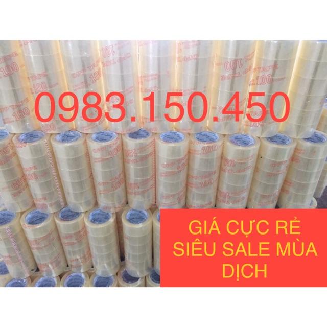 Cuộn băng keo 100 yard loại 6 cuộn/ 1kg