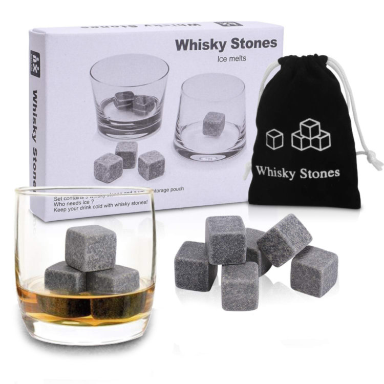 Đá lạnh Whisky Stones hộp 9 viên  - Làm lạnh Rượu Bia