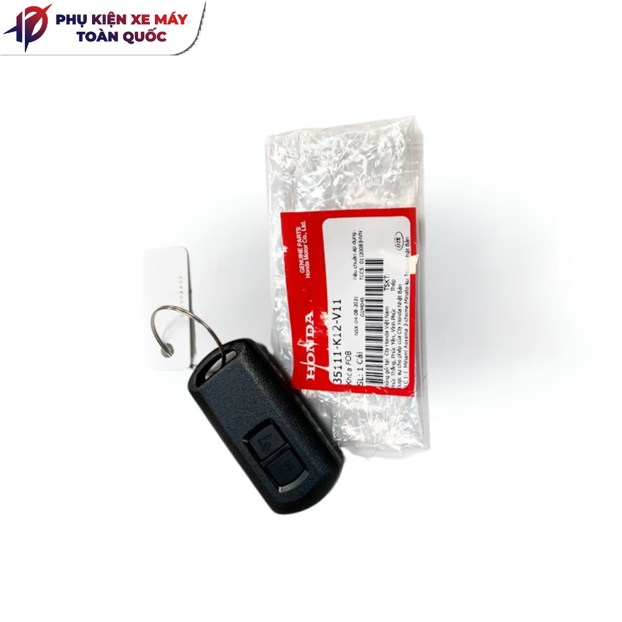 Remote (FOB) - Chìa khóa Smartkey SH 350i Honda VN - 35111-K1W-V11