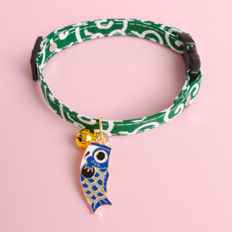 VÒNG CỔ CHARM HÌNH CÁ CHO THÚ CƯNG, CHÓ MÈO