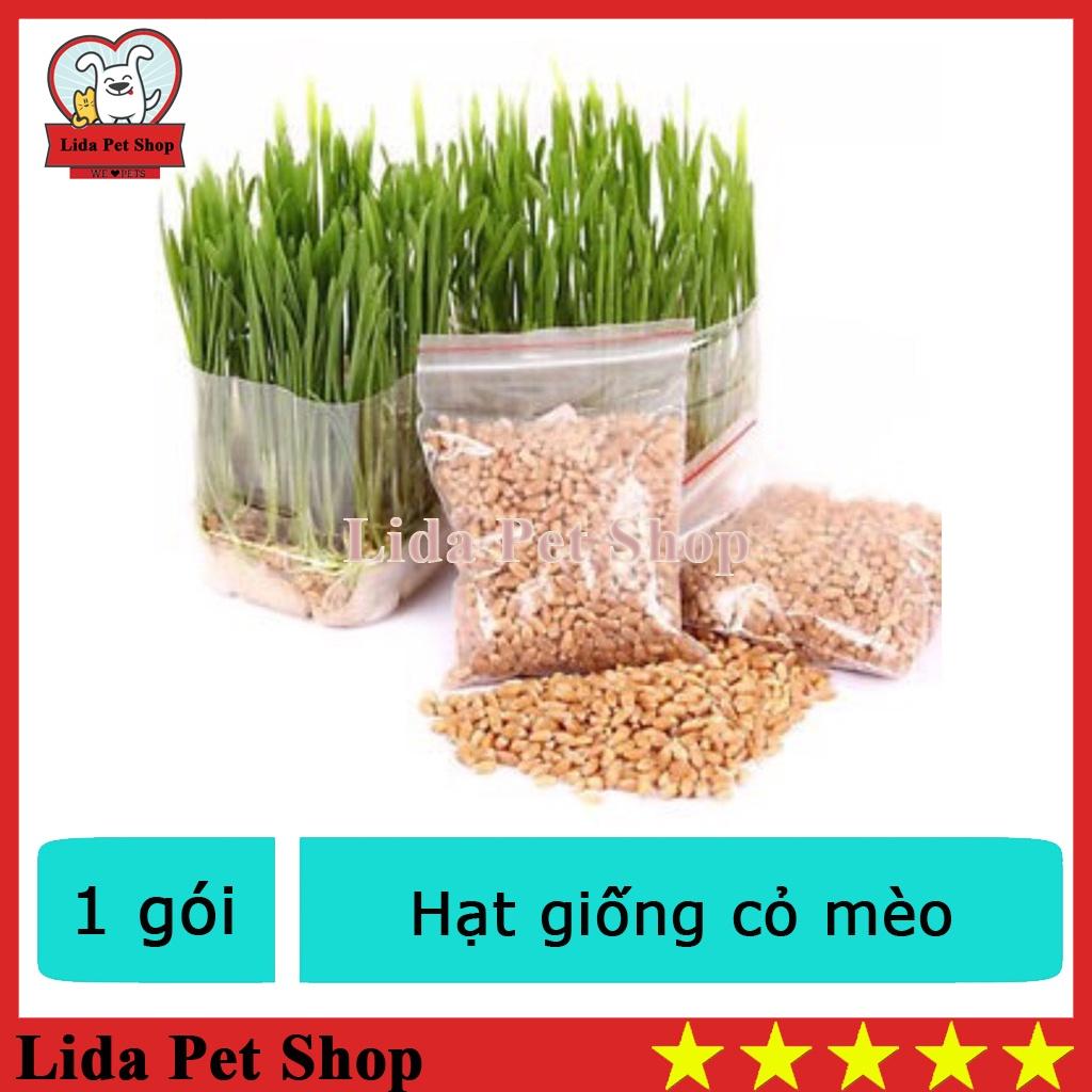 Hình ảnh ‍️(10g) HẠT GIỐNG CỎ MÈO TƯƠI NGON BỔ DƯỠNG - Lida Pet Shop