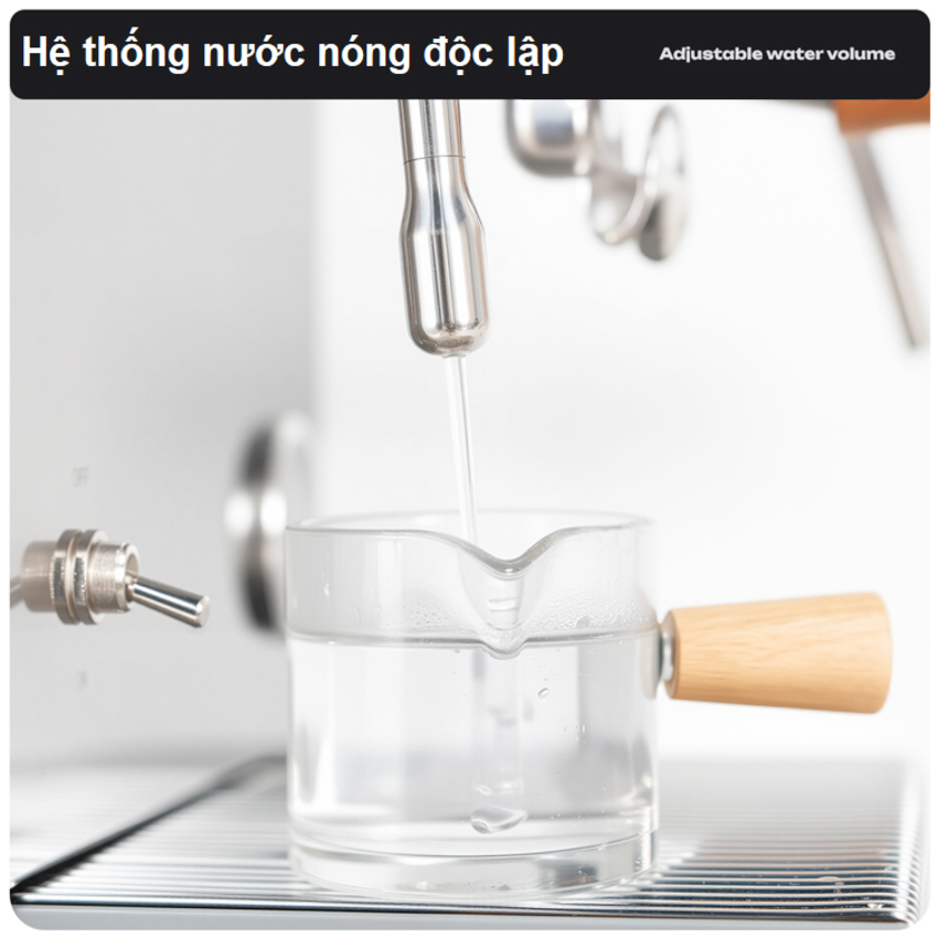 Máy pha cà phê Espresso, Cappuccino, Latte - Dòng chuyên nghiệp. Thương hiệu Mỹ cao cấp HiBREW - H21. HÀNG CHÍNH HÃNG