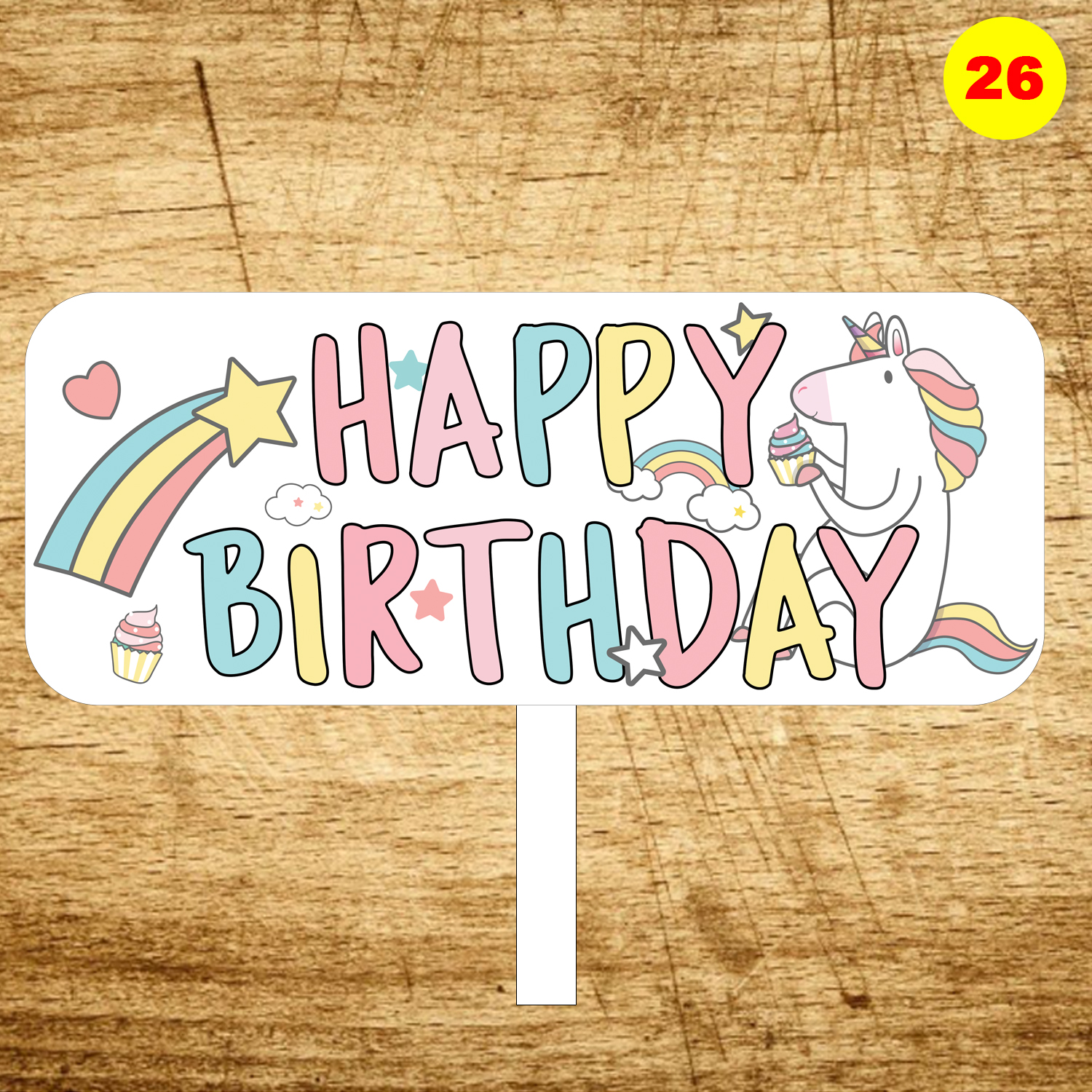 Bảng hashtag sinh nhật MS 26