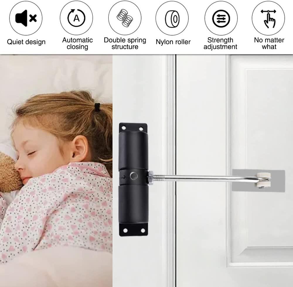 Cửa tự động gần hơn, cửa ra vào lò xo gần hơn có thể điều chỉnh kẽm cánh cửa tự đóng cửa để tự động đóng cửa