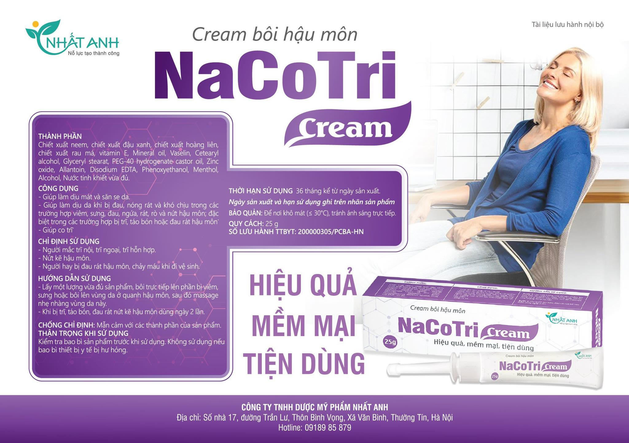 Cream Bôi Hậu Môn Nacotri