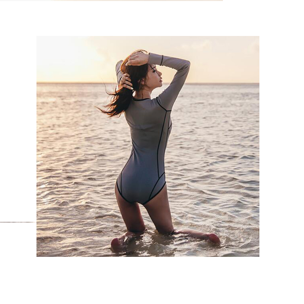 Đồ bơi nữ kín đáo đi biển QUEEN BIKINI Bikini 1 mảnh Quảng châu BIK39