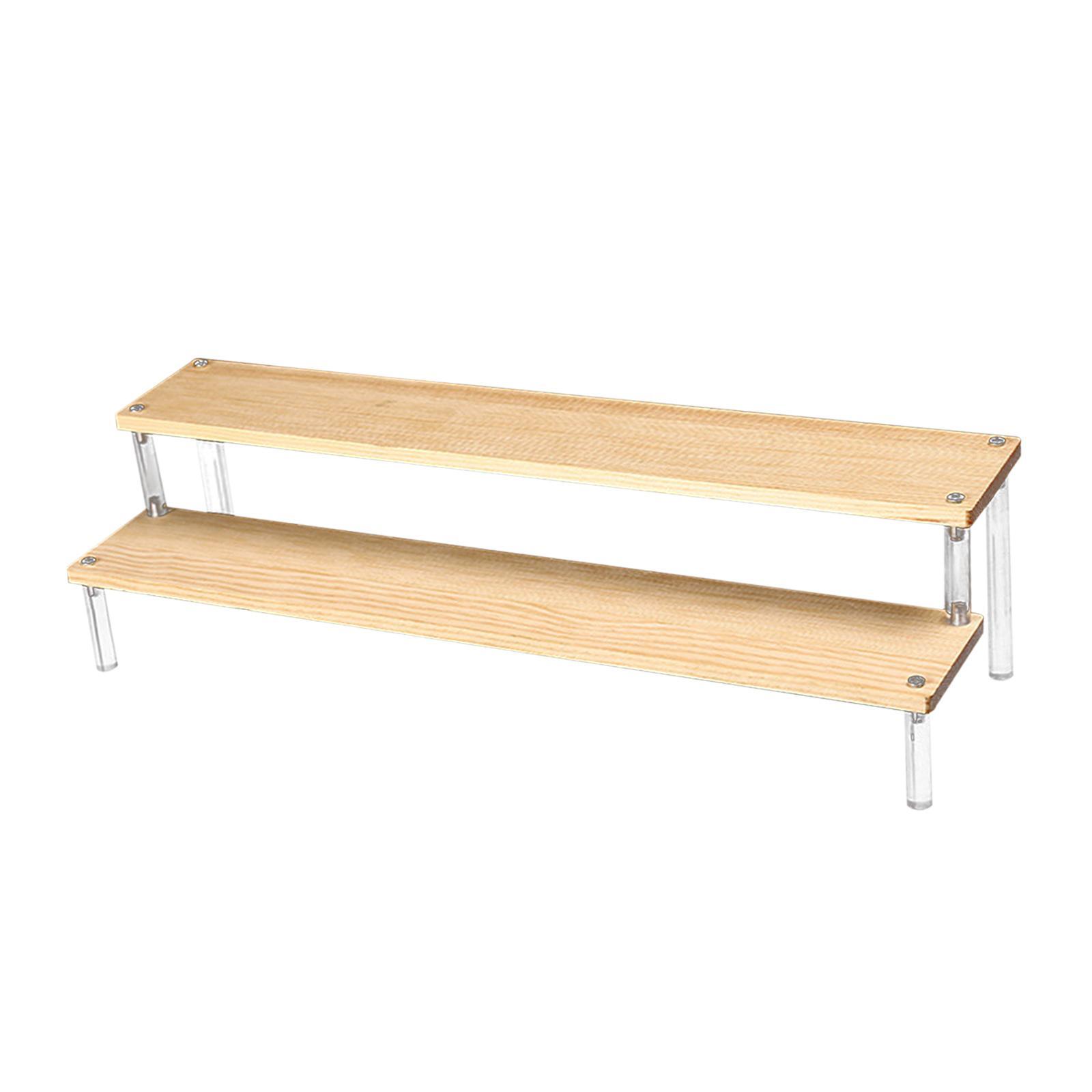 Transparent Acrylic Display Riser Shelf Dessert Display Cupcakes Holder Risers