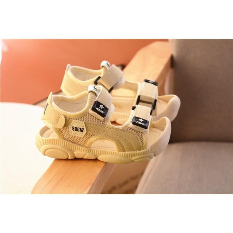 Sandal chống vấp cho bé- Dép sandal đế gấu mũi chống vấp Boma siêu mềm siêu nhẹ cho bé trai bé gái hàng cao cấp