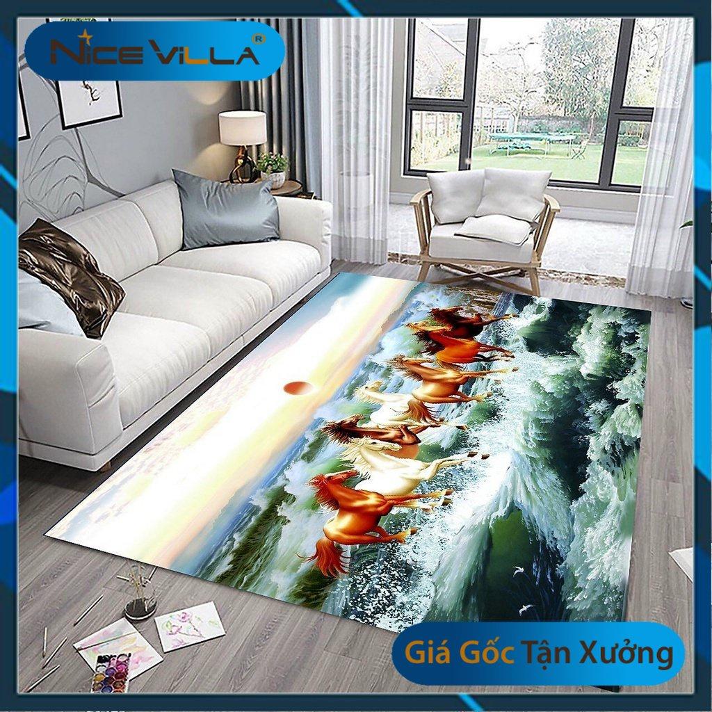 Thảm Trải Sàn Bali VN Cao Cấp Trang Trí Phòng Khách - 2. HT Hoa Lá