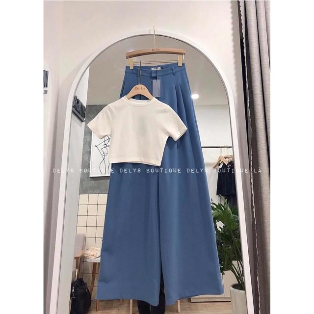 Áo croptop nữ chất cotton thoáng mát thấm hút mồ hôi áo thun croptop tay cộc 2 màu đen trắng thời trang Banamo 313