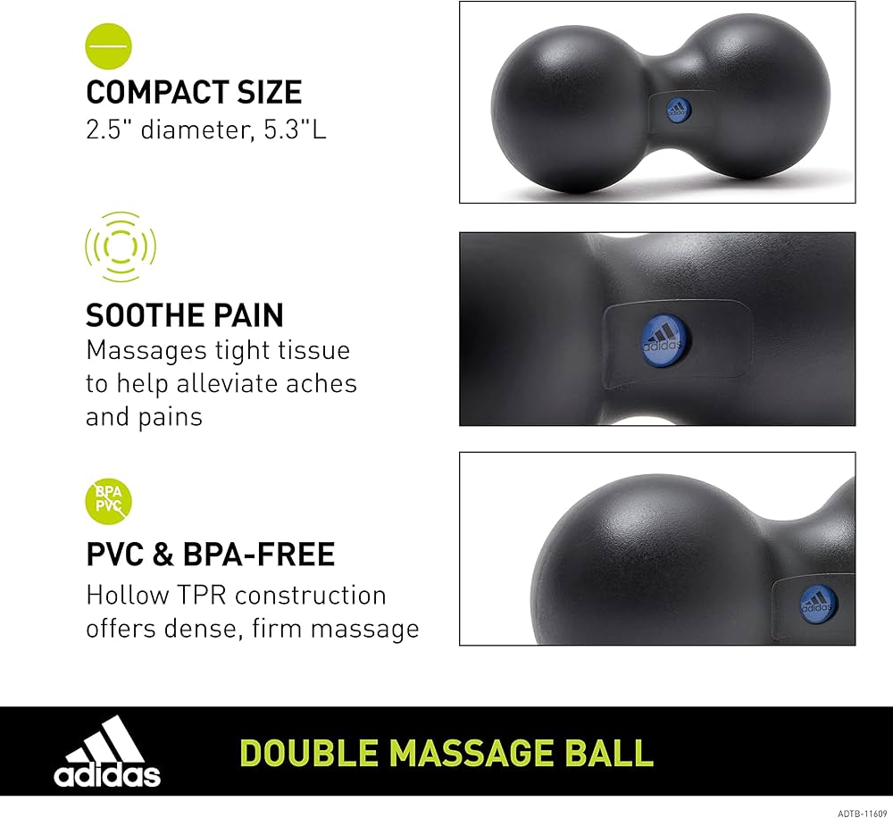 Bóng Massage Giãn Cơ Chính Hãng ADIDAS ADTB-11609 Massage Ball - Tăng Cường Hiệu Quả Giãn Cơ