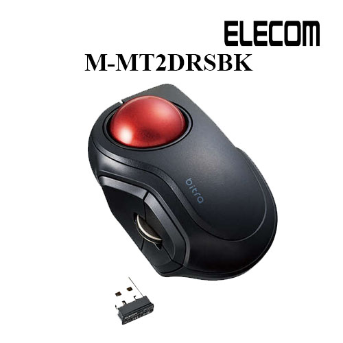 Chuột bi Bluetooth yên tĩnh không dây ELECOM M-MT2BRSBK - Hàng chính hãng