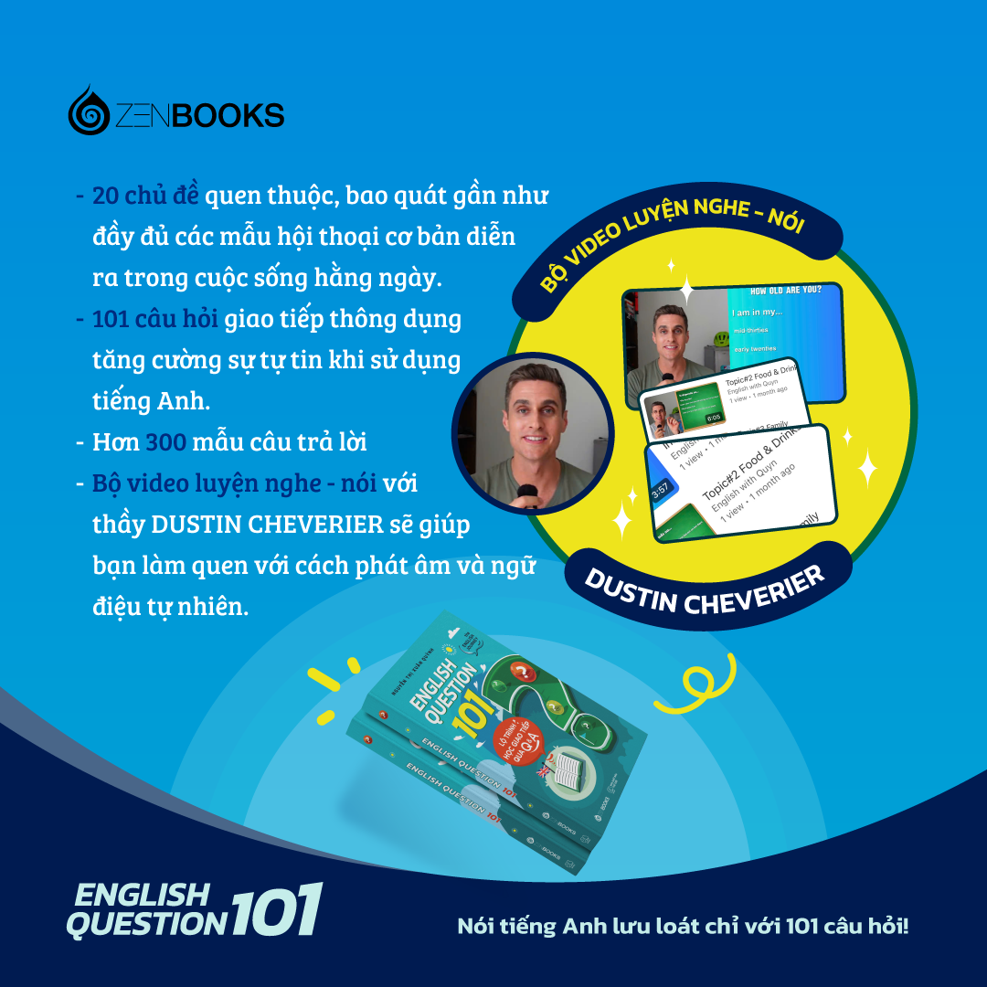 Sách - English Question 101: Lộ Trình Học Giao Tiếp Qua Q&amp;A
