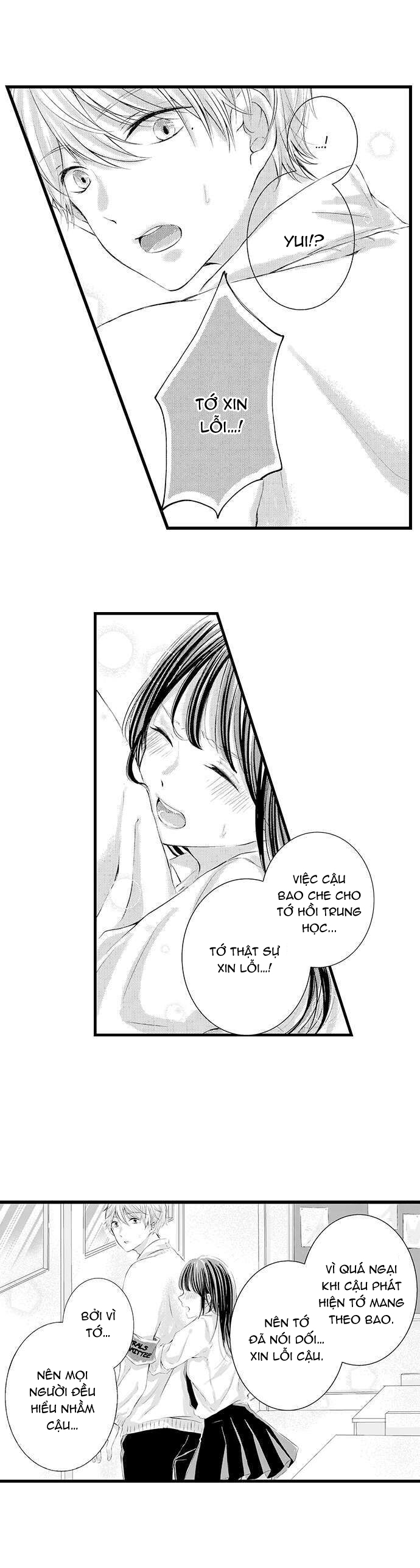 [16+] tớ và cậu chỉ còn cách nhau 0,01mm nữa chapter 9.1 3