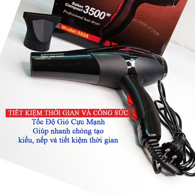Máy sấy tóc FREE SHIP Máy sấy tóc 2 chiều công suất lớn 2 chế độ gió, 3 chế độ nhiệt, tiết kiệm thời gian sấy tóc