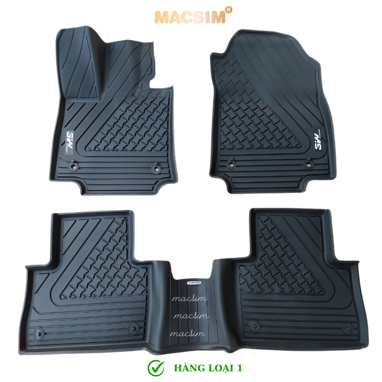 Thảm lót sàn xe ô tô Lexus NX 2022+ Nhãn hiệu Macsim 3W chất liệu nhựa TPE đúc khuôn cao cấp - màu đen