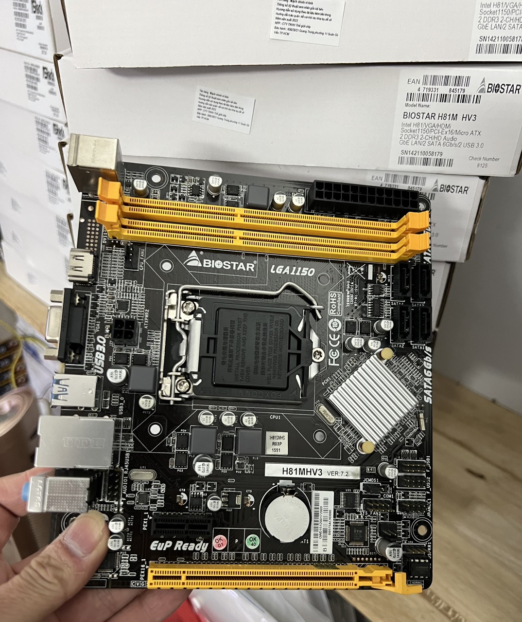 Bo Mạch Chủ (Mainboard) Biostar H81MHV3 - HÀNG CHÍNH HÃNG