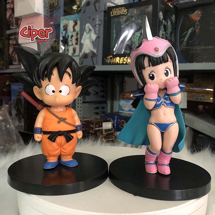 Mô hình Songoku và ChiChi Kid - Mô hình Dragon Ball - Không hộp