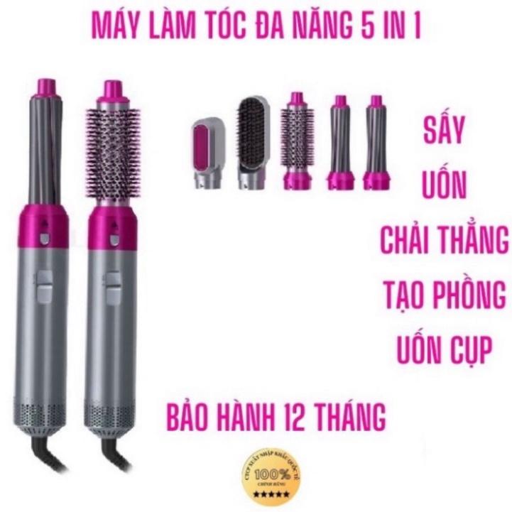 [KoSuyTu] Máy Làm Tóc 5in1 Uốn Xoăn Phồng Sấy - Máy Sấy Uốn Tóc Tạo Kiểu Đa Năng Mini 3 Mức Nhiệt Hàn Quốc Máy Uốn Tóc Nữ