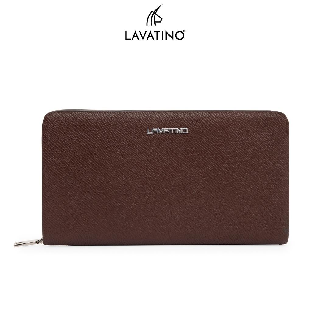 Ví Nam Cầm Tay VICTOR Clutch Da Bò Thật Cao Cấp Thiết Kế 1 Khoá Chính Hãng LAVATINO - CLB24