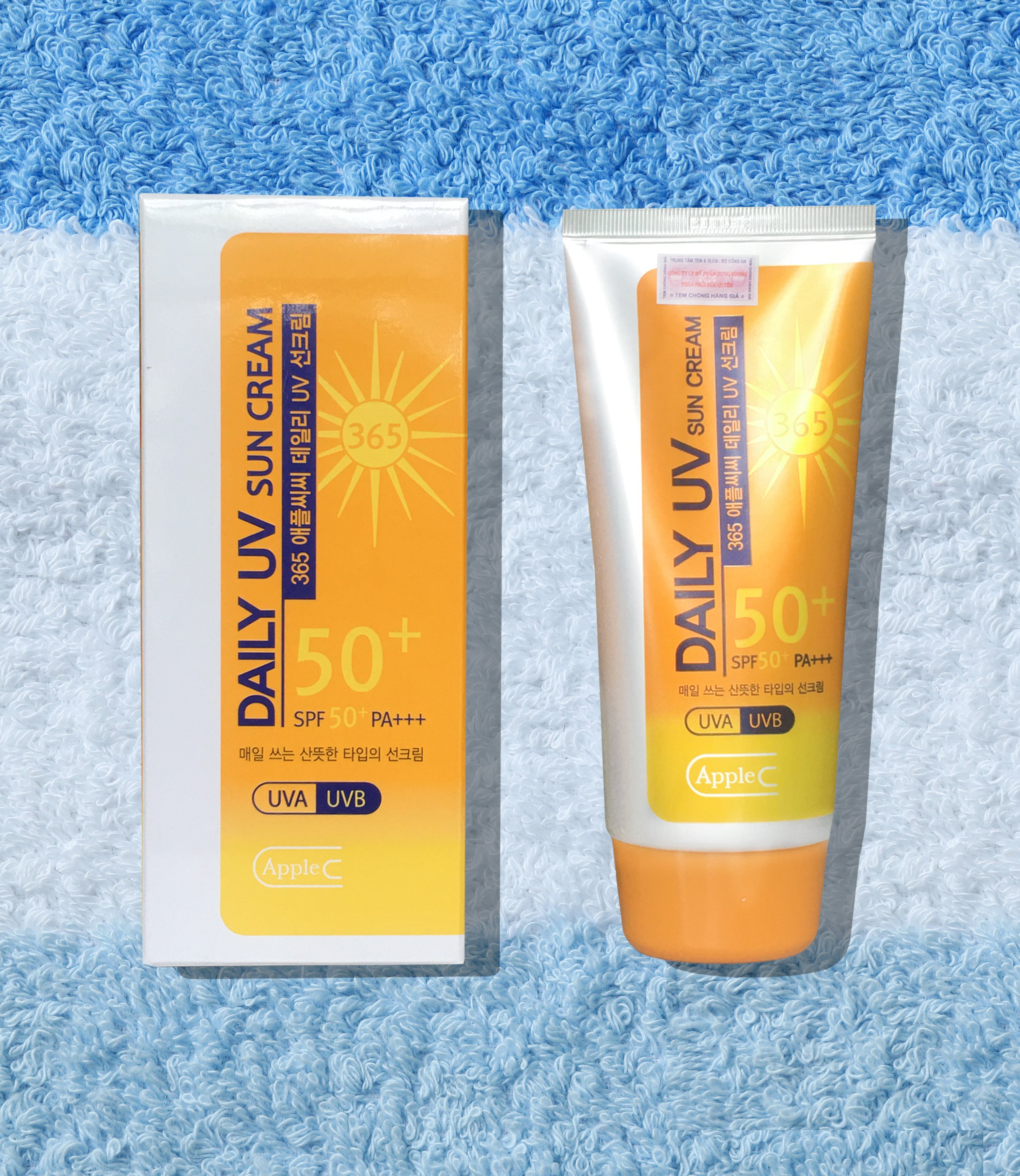 Kem chống nắng APPLECC Daily UV Sun Cream SPF50+ PA+++