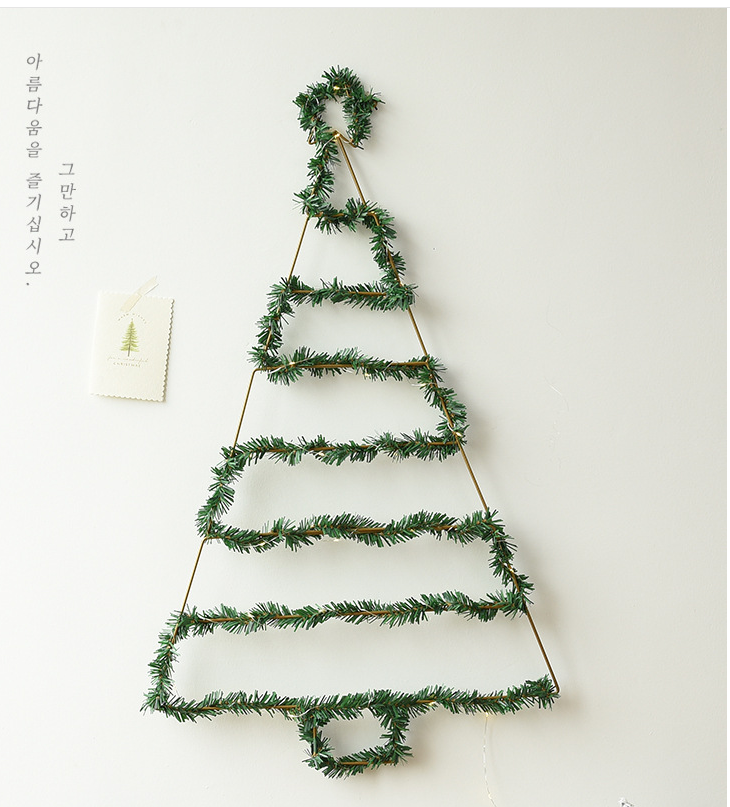 Phụ kiện trang trí noel Dây lá thông giả cuộn 5.5m Trang Trí Noel