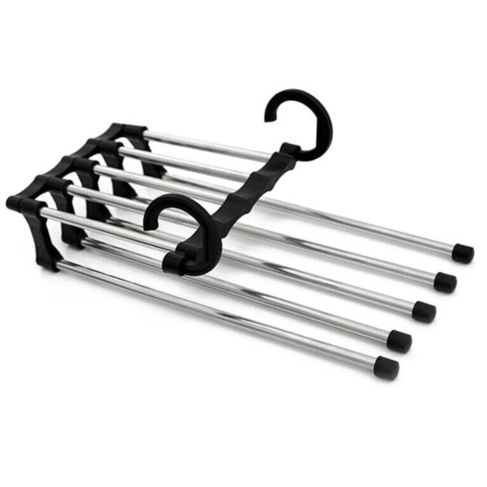 Set 2 Móc Treo Quần Áo Không Trượt Tiết Kiệm Không Gian