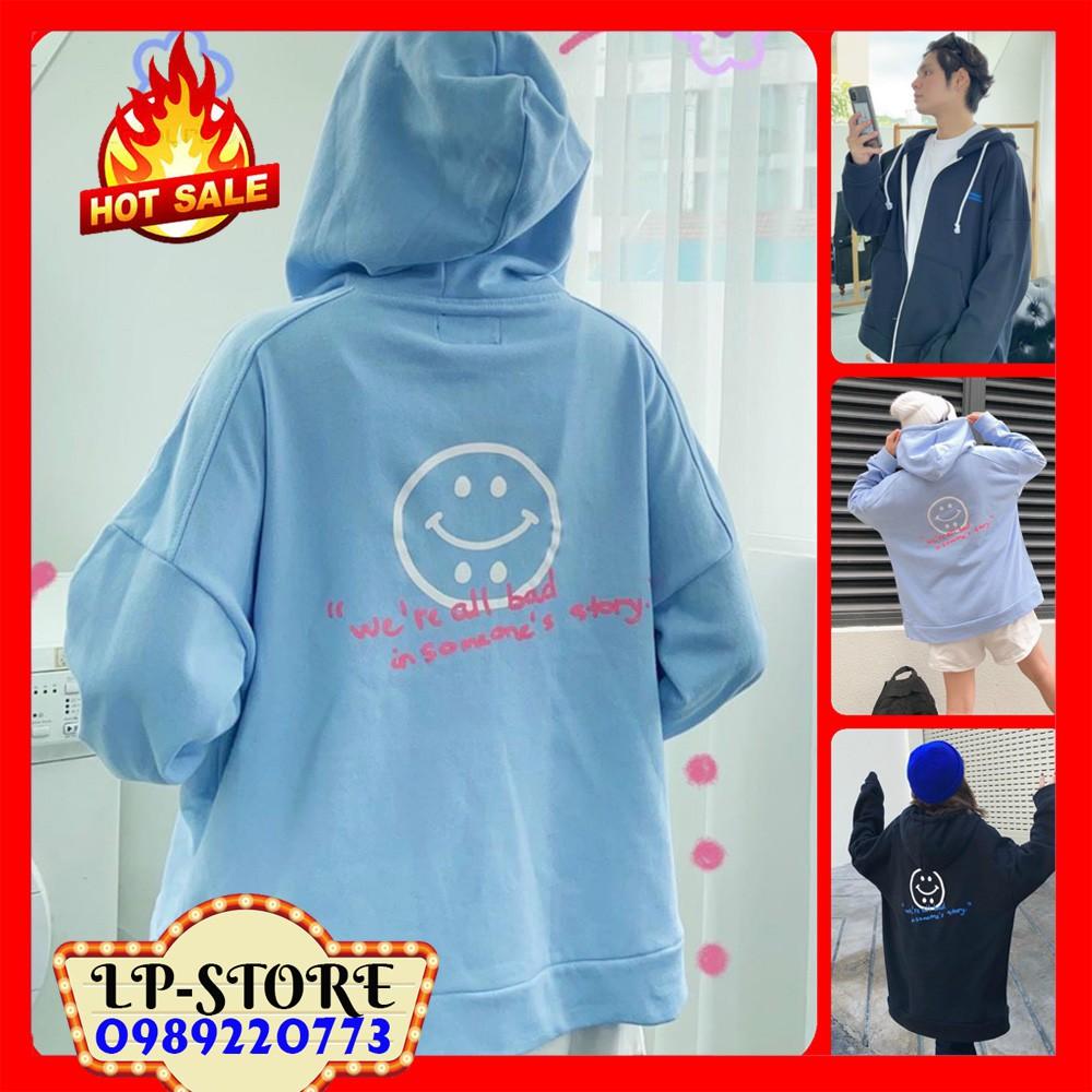 Áo Khoác Nỉ Nam Nữ Unisex BIG ICON 2 Màu