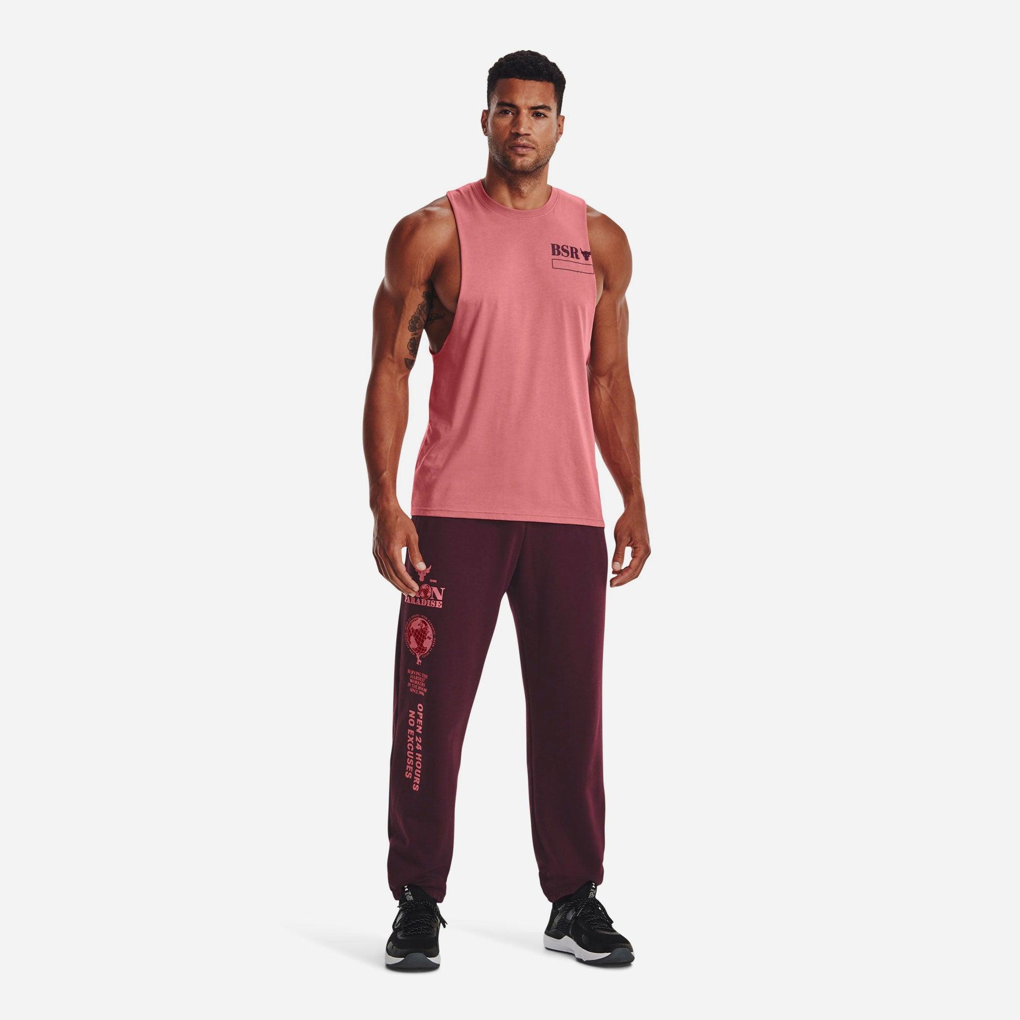 Quần dài thể thao nam Under Armour Pjt Rck Hwt Terry Pnt - 1373568-600