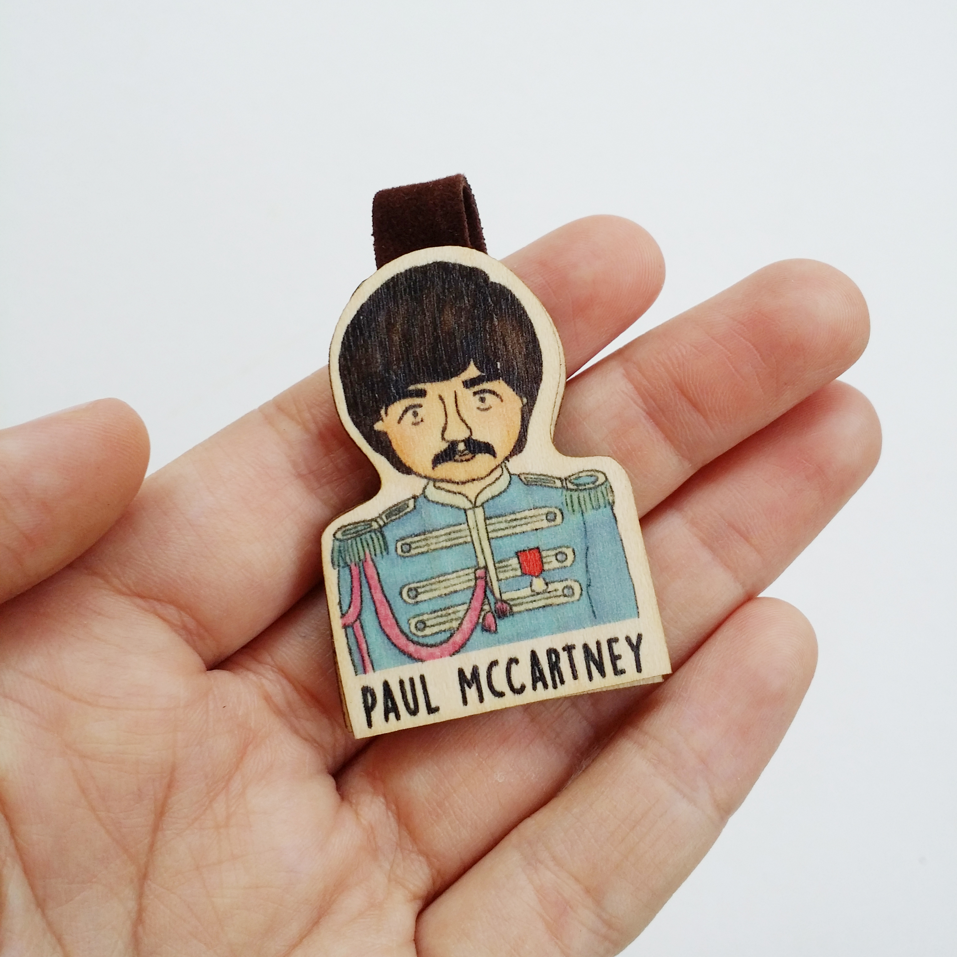 Bookmark gỗ nam châm Paul McCartney nhóm Beatles BO033