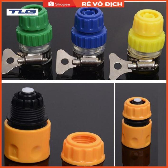 Bộ dây và vòi xịt rửa xe tưới cây tăng áp,vòi xịt rửa,vòi tưới cây 810-2498 (dây xám- cút nối xanh)