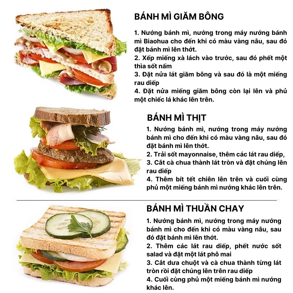 Máy nướng bánh mì Sandwich tự động SOKANY SK-08113 nướng nhanh chín, phù hợp cho bữa sáng gia đình - HÀNG CHÍNH HÃNG